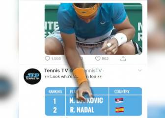 La broma de la ATP con Nadal para celebrar su número uno