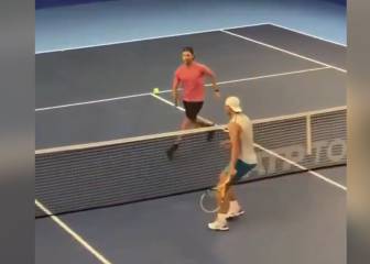 El curioso juego de Rafa Nadal y Carlos Moyá: ¿quién ganó?