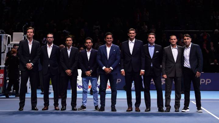 La ATP homenajea a Ferrer y a Almagro en el año de su retirada