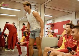 Nadal jugando Play con el mayor verdugo del Madrid