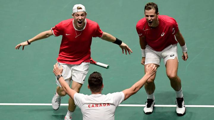 Shapovalov y Pospisil meten a Canadá en las semifinales
