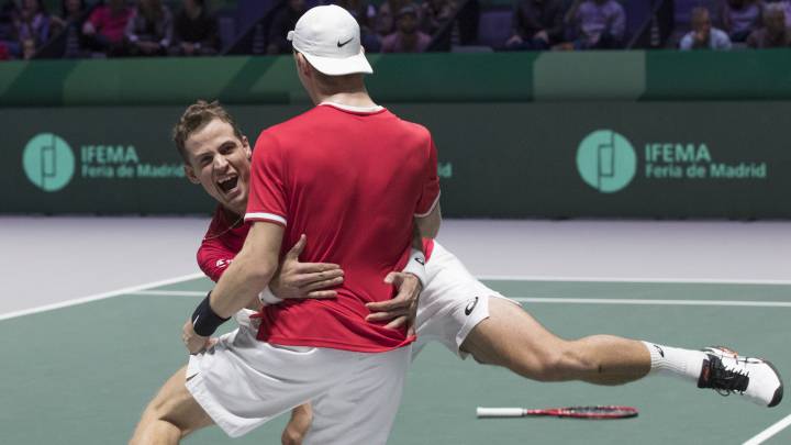 Canadá jugará su primera final de Copa Davis al ganar a Rusia