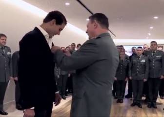 Nadal recibe la Cruz de Plata al mérito de la Guardia Civil