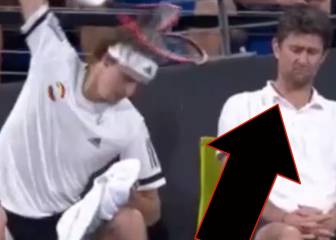 El terrible enojo de Zverev que incomodó a todos en la ATP Cup