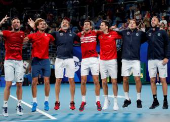Djokovic hace de Nadal para darle la ATP Cup a Serbia