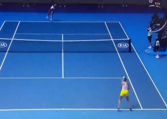 Su cara delata lo que ha hecho: No es un saque de Grand Slam