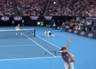 El increíble punto que dejó el duelo entre Zverev y Thiem