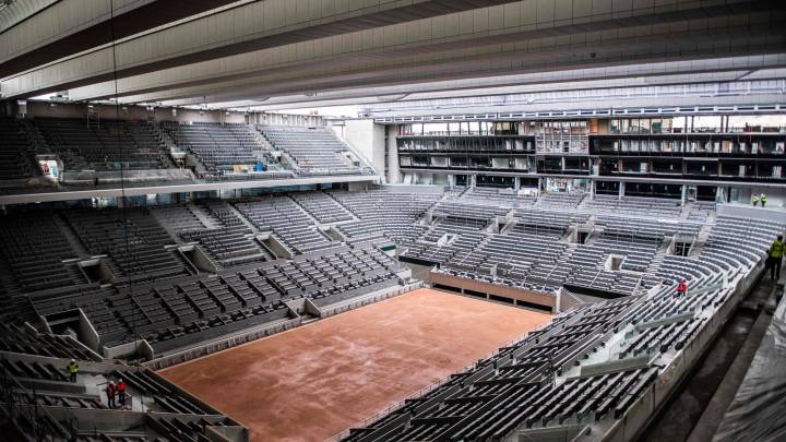 Roland Garros finaliza el techo retráctil de su pista principal