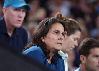 La WTA estrena el 'coaching' desde la grada: