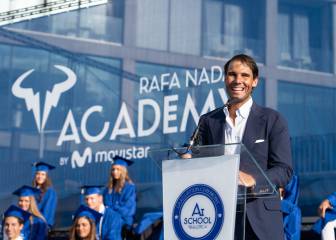 Nadal blinda su Academia y manda ánimo a sus alumnos