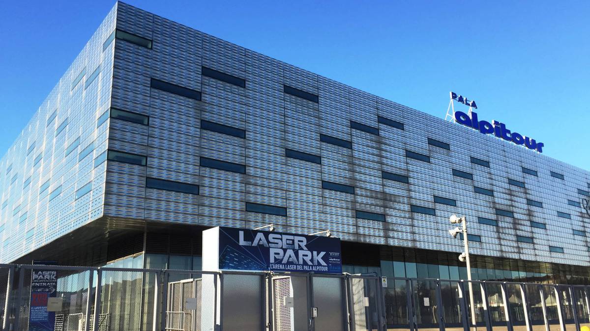 Imagen de los exteriores del Pala Alpitour de Turín.