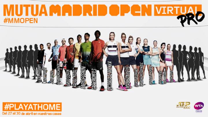 Monfils, Fognini y Azarenka se apuntan al Madrid Open virtual