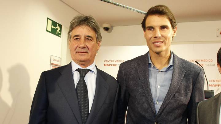 El médico de Nadal: "Entrenar puede ser factible, pero otra cosa será la competición"