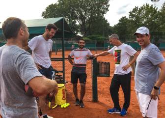 Del Potro 'libera' a su entrenador para que trabaje con Londero