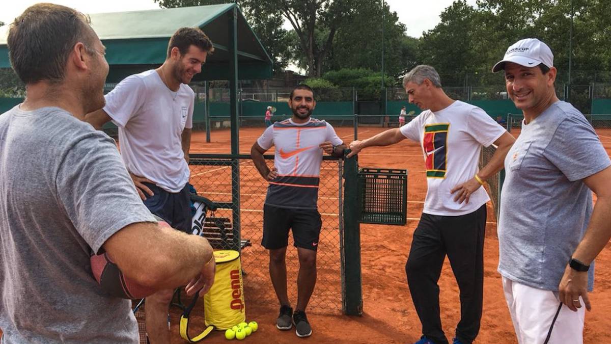 Del Potro \'libera\' a su entrenador para que trabaje con Londero