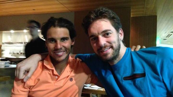 Rafa Nadal y Pau Gasol