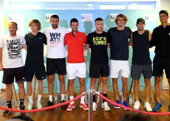 Djokovic se divierte en otra fiesta de tenis 'a pelo' en Zadar