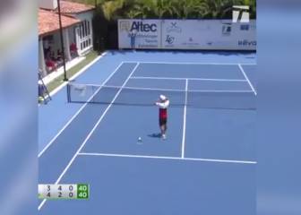 El surrealismo del nuevo tenis: en la casa de un millonario sucedió esta maravilla