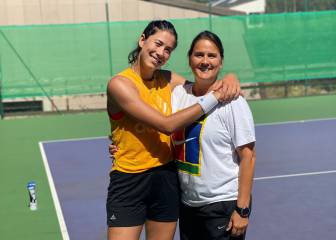 Garbiñe ya cuenta con Conchita en sus entrenamientos
