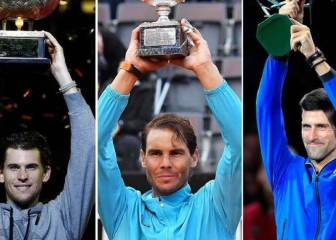 Djokovic, Nadal y Thiem están clasificados para unas ATP Finals que se jugarán sin público