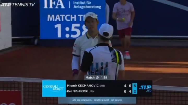 Hurkacz y Pella, a segunda ronda; Nishikori cae eliminado