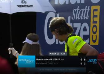 Huesler, 303º de la ATP, deja a Feliciano López sin semifinales