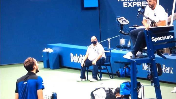 Gran enfado de Medvedev: "¿El US Open es una broma?"