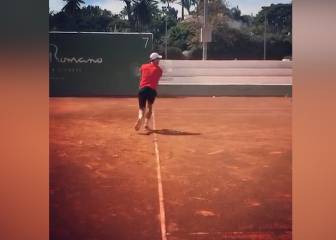 Djokovic se prepara en Marbella para el Masters 1.000 de Roma