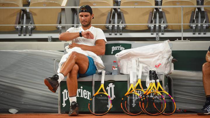 Rafa Nadal en la Philippe Chatrier