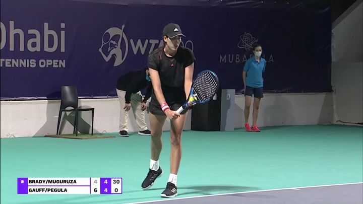 Feliz estreno de temporada para Muguruza con triunfo en dobles