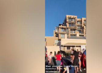 Djokovic se divierte con sus fans en cuarentena