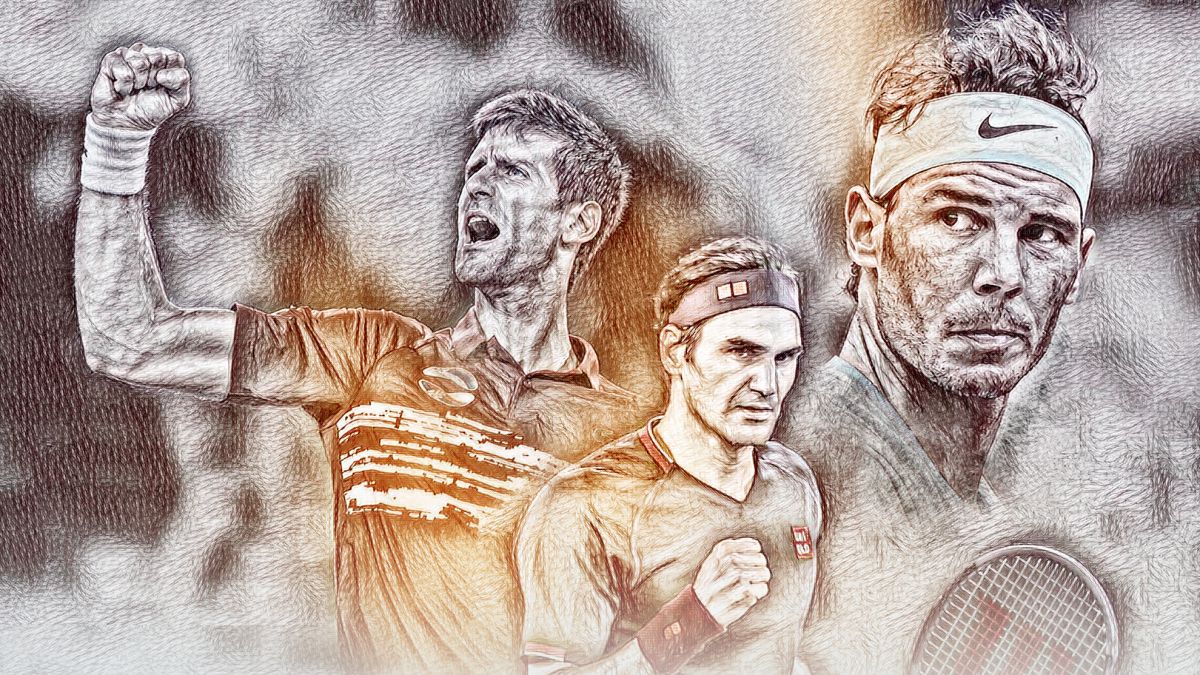 El espejo de Federer, Nadal y Djokovic