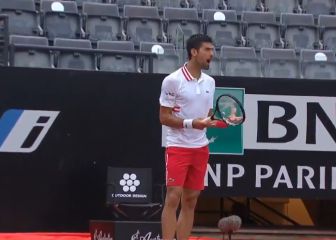 Cortocircuito de Djokovic contra el juez de silla: su imagen queda por el suelo