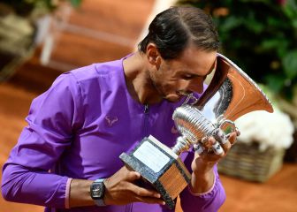 La final del Masters de Roma entre Nadal y Djokovic en imágenes
