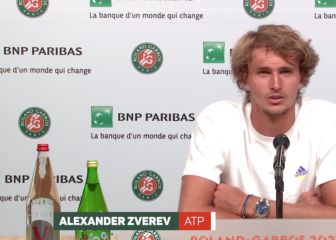 La definición de respeto es esto de Zverev hacia Davidovic