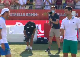 Viene de Roland Garros, juega el dobles en casa de Nadal y acaba así: tremendo Djokovic