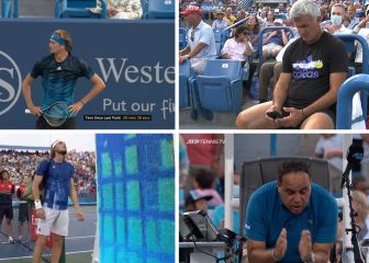 Zverev sospecha de Tsitsipas y el griego carga con el árbitro: