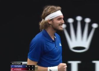 Tsitsipas dispara a Europa con su triunfo ante Kyrgios