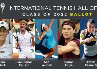 Moyá y Ferrero, nominados para el Salón de la Fama del Tenis