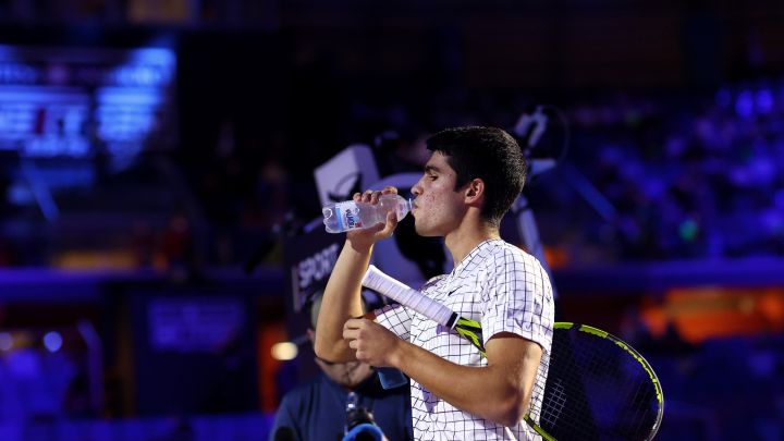 Carlos Alcaraz en las NextGen ATP Finals de Milán