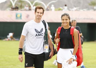 Raducanu y Murray se unen a Nadal en el torneo de Abu Dabi
