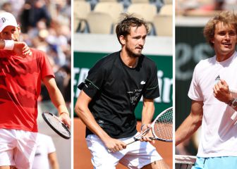Djokovic, Medvedev y Zverev luchan por el uno en París