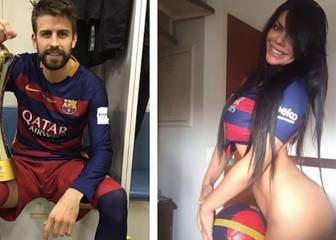 ‘Miss Bumbum’ coquetea con Piqué con otro atrevido desnudo