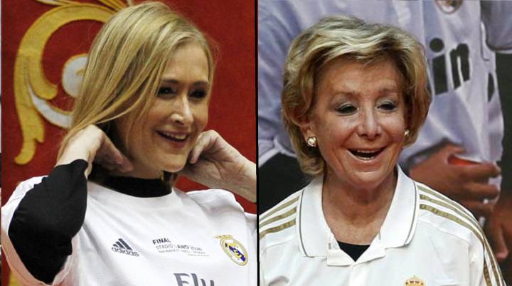 Cifuentes o Aguirre, ¿quién lleva mejor la camiseta del Madrid?