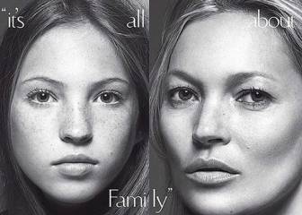 Kate Moss comparte portada con su hija Lila Grace Moss de 13 años