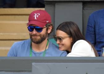 Irina Shayk y Bradley Cooper, derrochan amor en Wimbledon