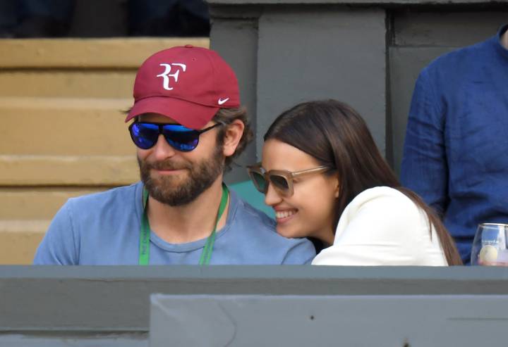 Irina Shayk y Bradley Cooper, derrochan amor en Wimbledon