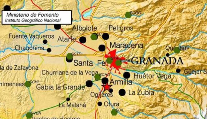 Un terremoto de magnitud 2,4 sacude Granada