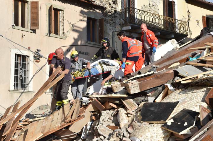 Terremoto en Italia de 6,2 puntos