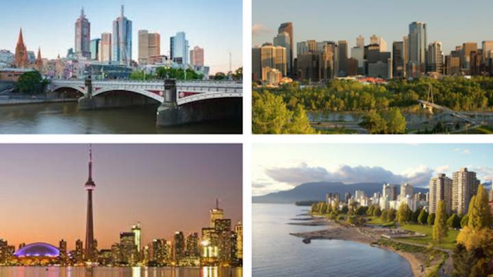 Ranking de las mejores ciudades del mundo para vivir